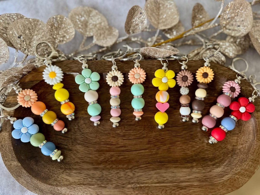 Flower Keychains