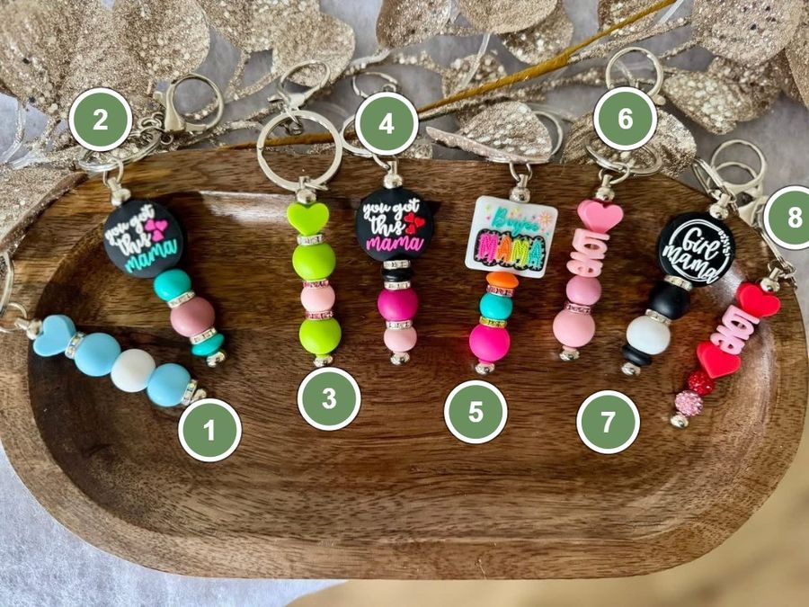 Mama & Mom Keychains