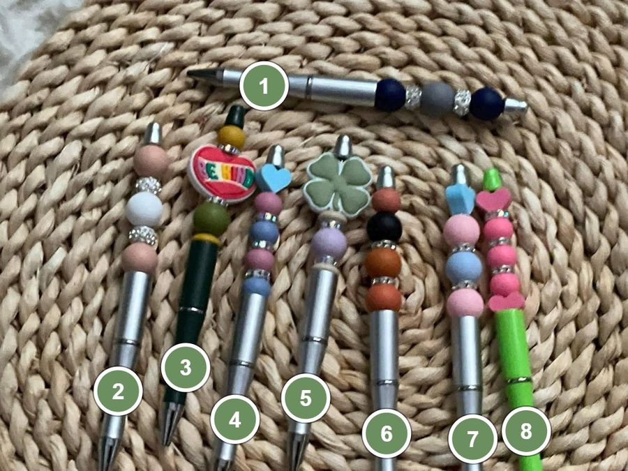 Handcrafted Beaded Pens