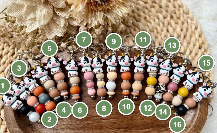 Cow Keychains